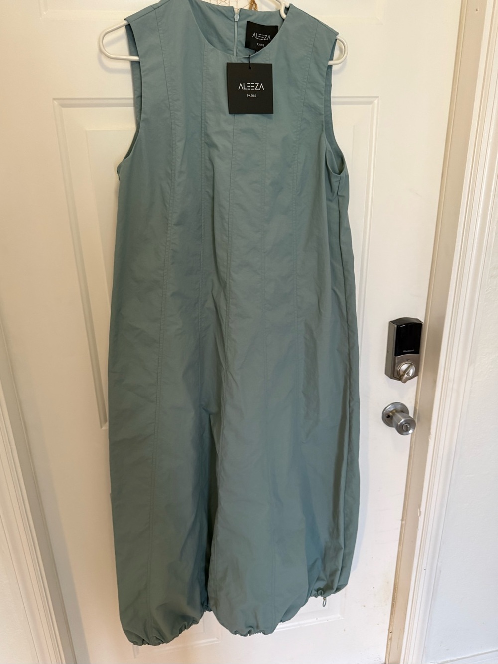 NWT Aleeza Paris Tiffany Blue Parachute Bubble Dress